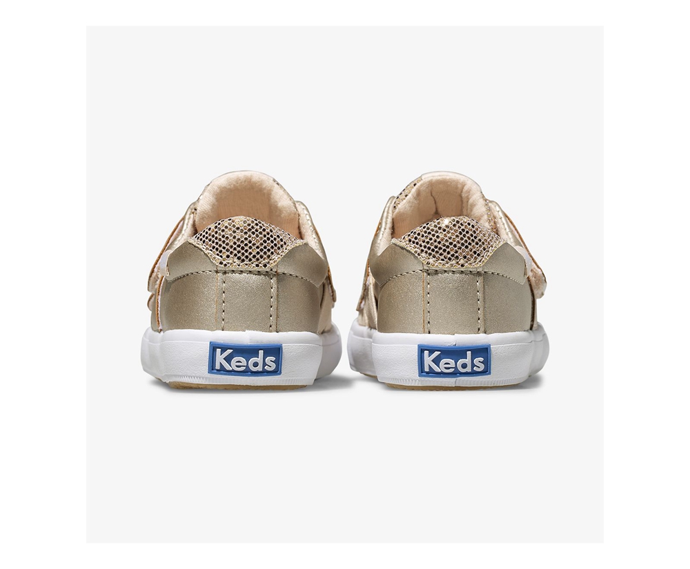 Slip Ons Keds Niños Rosas Doradas - Courtney - 956-LQNFUJ